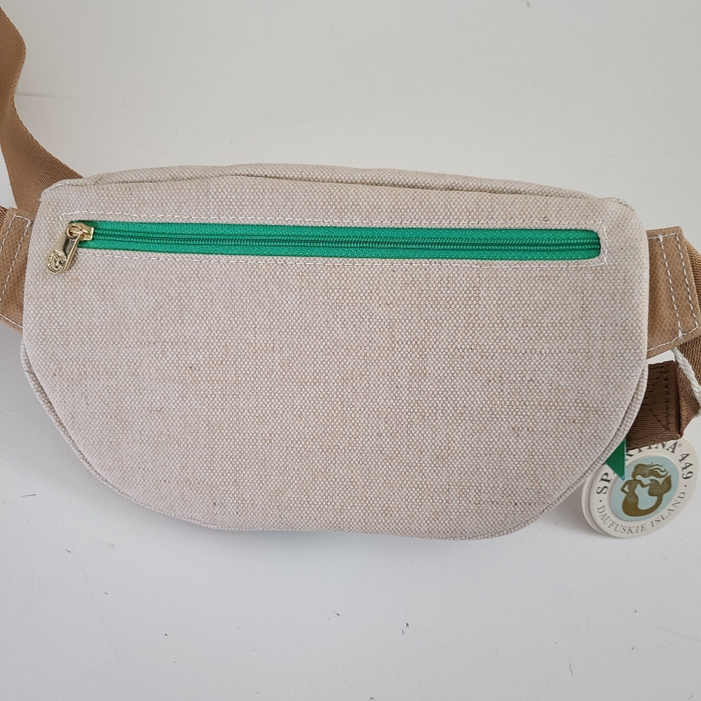 NWT Spartina 449 Armada Waist Belt Bag Flax - Picture 3 of 12